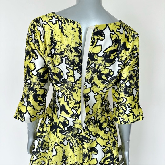 Oscar De La Renta Floral Dress size 6 US Authentic Retail 2500$ - Picture 10 of 10
